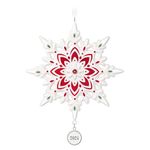 Hallmark Keepsake Christmas Ornament 2024, Snowflake 2024, Porcelain, Snowflake Gifts