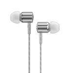 FIIO JadeAudio Headphone Earbuds Wired High Resolution Strong Bass Lossless 1DD for PC/Smartphones/Laptop with Mic JD3 (Silver)