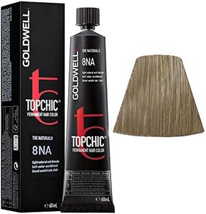 Goldwell Topchic Hair Color, 8na Light Natural Ash Blonde, 2.03 Ounce