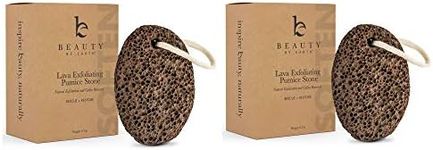 Pumice Stone for Feet Callus Remover (2Pcs) - Foot Pumice Stone for Heavy Callused Feet and Hands - Natural Foot Stone for Dead Skin Exfoliator Scrubber for Pedicure Cracked Heels