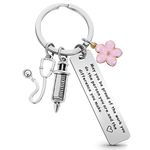 Ouligay Nurse Gifts Keyring Medical Nurse Keyring keychain Student Nurse Gifts Nurse Student Graduation Gifts Nursing School Graduation Gifts Nurses Day Gift Gratitude Gifts Thank You Gifts for Nurses