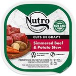 NUTRO Adult Natural Grain Free Wet Dog Food Cuts in Gravy Tender Chicken, Sweet Potato & Pea Stew Recipe, 3.5 oz. Trays (Pack of 24)