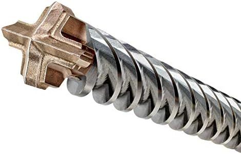 Dewalt SDS-Max Elite DT60847 Hammer Drill Bit (42 x 570 x 450 mm, with Four-Blade Geometry, Solid Carbide Tips and Iron Blast Technology, for Use in Concrete, Masonry, Natural & Artificial Stone)