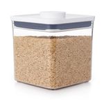 OXO NEW Good Grips POP Container - Airtight Food Storage - 2.8 Qt for Sugar and More,Transparent