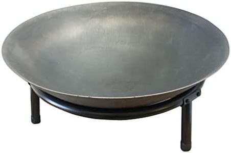 Fire Pits Cast Iron Detachable Legs Stylish Design (50cm Diameter)