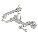 Kingston Brass KS7221BL English Country Kitchen Faucet, Polished Chrome