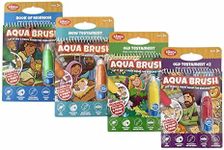Kanga Toys 4 Pack of Aqua Brush Activity Books for Kids Ages 3+: Old Testament #1, Old Testament #2, New Testament, and Book of Mormon Set