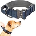 Leashboss Tactical Dog Collar - Dog Collar with Handle Heavy-Duty Adjustable Military K9 Collar with Quick Release Buckle and Handle - for Training