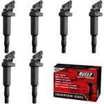MACAX Set of 6 Ignition Coils UF592 C1638 Compatible with BMW 325Ci 328i 330Ci 335i 525i 528i 530i 535i 545i 745Li X3 X5 M5 M6 Z4 Mini Cooper - 2.5L 3.0L 4.4L 4.8L