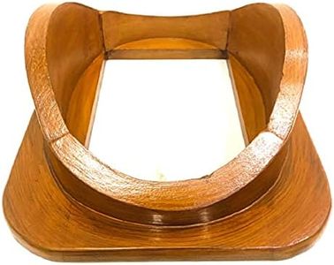 UNITED HANDICRAFTS Diving Helmet Stand U.S Navy Mark V Scuba Divers Helmet Brown Finish Wooden Base
