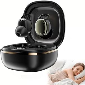 DYETUNY Sleep Earbuds for Side Sleepers, Invisible Sleep Headphones, Wireless Bluetooth 6.0 with LED Power Display, ENC Noise Blocking, Small Ear Buds Fit for Sleeping