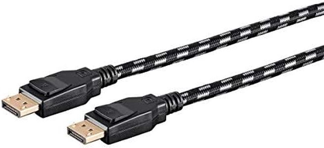 Monoprice Braided DisplayPort 1.4 Cable - 8K Capable for Graphic Design, TV Walls and PC Gaming, 137920