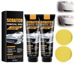 Car Scratch Remover for Deep Scratches, 2026 New T-Cut Paint Repair Kit, Professional Car Paint Scratch Remover Wax for Vehicles with Wipe Sponge, Removes Marks, Swirls, Abrasions & Stains