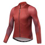 Santic Cycling Jersey Men's Long Sleeve Tops Mountain Bike Shirts Bicycle Jacket with Pockets Universal