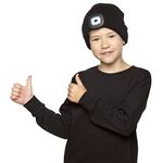 Undercover Kids LED Light Beanie Hat GL940 Black 10-13 Years