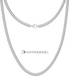 Silvadore 4mm Silver Necklace for M