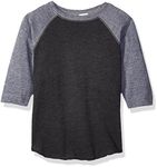 Clementine Kids' Toddler Baseball Softline Fine Jersey T-Shirt, Vn SMK/Gran HTH, 5/6