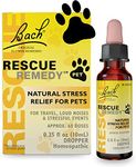 Bach Rescue Remedy Pet Dropper 10mL, Calming for Dogs, Cats, & Other Pets, Homeopathic Flower Essence, Thunder, Fireworks, Travel, Separation, Sedative-Free