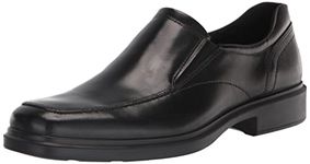 ECCO Men's Helsinki 2.0 Apron Toe Slip-on Loafer, Black, Black, 12/12.5 UK