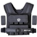 ERIC FLAG Weighted Vest 20kg for Men & Women - Adjustable Weighted Vest with Removable Weights - Comfortable & Durable, 1000D Oxford - Ideal for Crossfit, Calisthenics, Running & Strength Training