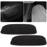 ONKENTET 2 Pack Suede Armrests Cushion Compatible with Tesla 3 Y X S Automotive Interior Upgrade Accessories Knee Leg Elbow Cushion Pad Soft Armrest Cushion Elbow Pillow Thigh Support Comfort Pillow