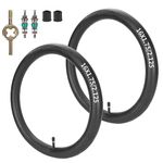 RUTU Two Set Rear 16"x1.75/2.125 Rear Wheel Replacement Inner Tubes Compatible with BoB Stroller Tire Tube Revolution SE/Pro/Flex/SU/Ironman - Made from Latex Free Premium Quality Butyl Rubber