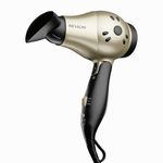 Revlon perfect heat 1875w fast dry compact dryer, Gold, 20.81 ounces