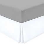 Mellanni White Queen Bed Skirt - Be