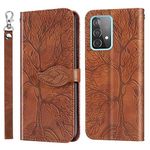 Vkooer Samsung Galaxy A52 5G Case Premium PU Leather Folio Wallet Cover Flip Phone Cases with Card Slots Kickstand Magnetic Closure, for Samsung A52 5G, 6.5 inch Brown