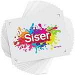 Siser EasyColor DTV 8.4" x 11" Sheets - Inkjet Printer Compatible Heat Transfer Vinyl (50 Sheets)