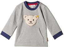 Sweatshirt Mottled with Large Pockets, Grey (Quarry 9007), 50