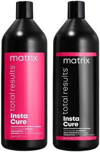 Matrix SUPERSIZE DUO Total Results InstaCure Anti-Breakage Shampoo 1000ml and Conditioner 1000ml
