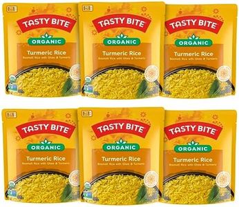 Tasty Bite Organic Turmeric Rice, 8.8 Ounce, Pack of 6, Ready to Eat, Microwavable, Vegetarian, Gluten-Free