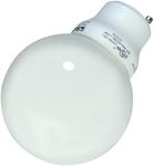 Satco Products S8221 15-Watt (60-Watt) 740 Lumens Globe CFL Soft White 2700K GU24 Base Light Bulb