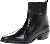 Stacy Adams Men's Santos Plain-Toe Side Zipper Boot, Black, 9.5