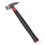 Electrician's Hammer 550g from Hultafors I Made in Sweden I Steel Claw Hammer Optimized for Removing Cable Clips & Nails I U-Shaped Striking Surface for Working on Walls, Corners & Ceilings I 820040