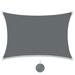 SUNNY GUARD Sun Shade Sail Rectangle 2.5x3m Waterproof UV Block for Garden Outdoor Patio - Anthracite