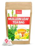 TeeLux Mullein Leaf Tea Bags 30 Count, Pure Mullein Leaves, Healthy Herb, Caffeine Free, Natural Herbal Tea, Good for Overall Health