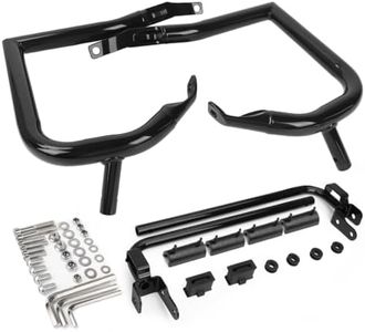 kekykm 2014-2026 Rear Saddlebag Guard Crash Bar for Harley Touring Street Glide Road Glide Road King Electra Glide w/Cash Bar Support Bracket Kit