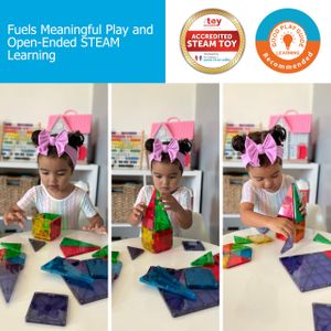 MAGNA-TILES Classic Magnetic Building Set, 32-Piece