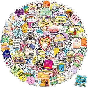 300PCS Motivational Sticker, Inspirational Words Stickers for Teens Adults Students Teacher Employees Vinyl Encouraging Positive Affirmation Stickers for Water Bottles Laptop Decals Scrapbook Journal