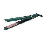 Morphy Richards KeraFlow HS3500 Keratin Premium Hair Straightener| Floating Keratin Ceramic Plates|5 Temp Settings|Free Travel Friendly Storage Pouch| 2-Yr Warranty by Brand|Metallic Green & Gold