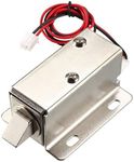 uxcell® DC 12V 1.1A 11.4mm Electromagnetic Solenoid Lock Assembly for Electirc Lock Cabinet Door Lock