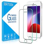 MAYtobe [Pack of 4] Tempered Glass Screen Protector for iPhone SE 2016/5/5S/5C (4.7 Inch), 9H Hardness, Anti-Scratch, Bubble-, HD Screen Protector, Ultra Resistant