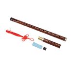 Bamboo Flute, C D E F G Key Dizi Chinese Traditional Recorder Musical Instrument for Playing Performance(G Key)