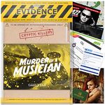 Cryptic Killers Unsolved murder mystery game - Cold Case Files Investigation - Detective clues/evidence - Solve the crime - Individuals, date nights & party groups - Murder of a Musician