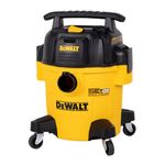 DEWALT StealthSonic Shop Vacuum Cleaner, Wet and Dry, Powerful Suction and Portable with Accessories, Ultra Quiet for Home, Garage, Car, Workshop, Workplace, DXV05P-QT