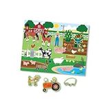 Melissa & Doug Reusable Sticker Books for 3+ Year Olds, Habitats & Nature Sticker Book, Plane Activities For Toddlers, Kids Travel Activity Packs, Childrens Books Age 3-4 Years