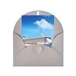 OUSIKA Cruise Ship Blank Greeting Cards With White Envelopes 4 X 6 Inch Thank You Cards For All Occasions, Christmas Holiday Wedding Birthday