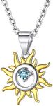 ChicSilver 925 Sterling Silver Sun 